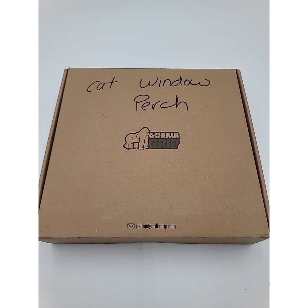 GORILLA GRIP‎ Cat Window Perch, Foldable Cat Window Hammock Bed Gray